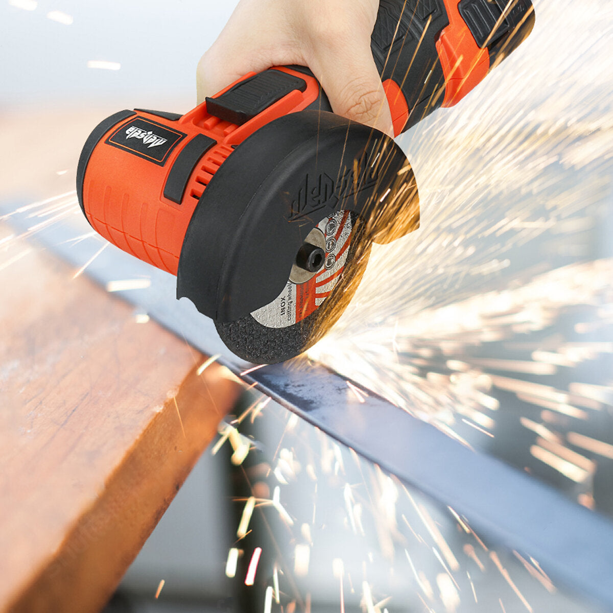 12V Mini One Hand Electric Angle Grinder Brushless Portable Wood Metal Polishing Cutting Grinding Tool