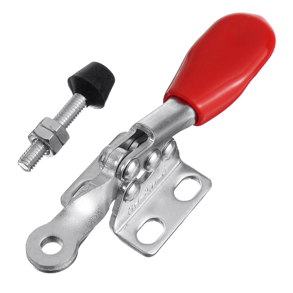 2Pcs Woodworking Tooling Positioning Quick Release Manual Tool 27kg Clamping Capacity Horizontal Clamping Clamp