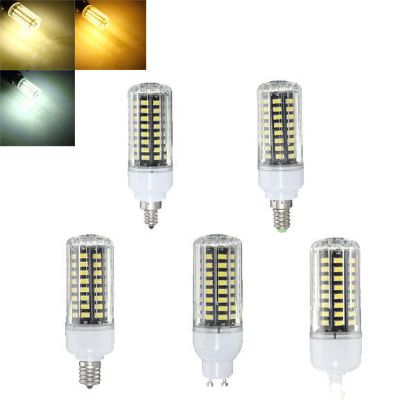 GU10 7W 72 SMD 5730 LED Pure White Warm White Natural White Cover Corn Bulb AC85-265V
