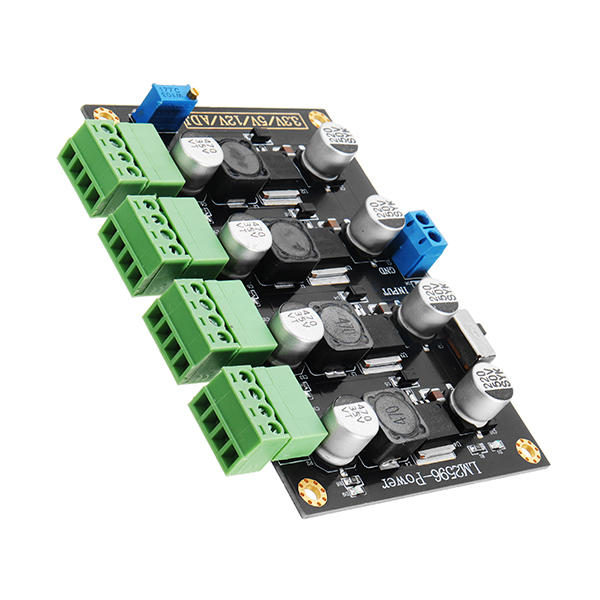 Multi Switch Power Supply 3.3V/5V/12V/ADJ Adjustable Voltage DC-DC Step Down Power Module