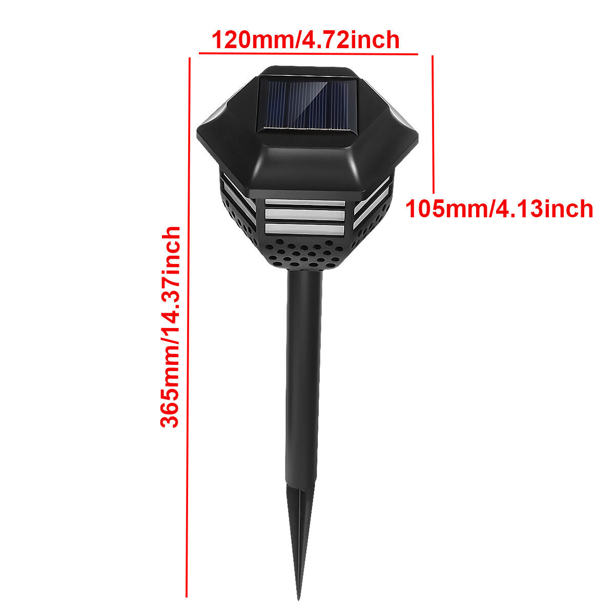 2/4/8pcs Solar Lawn Lights Landscape Garden Villa Decor Lamps LED Ground Lights Plugged