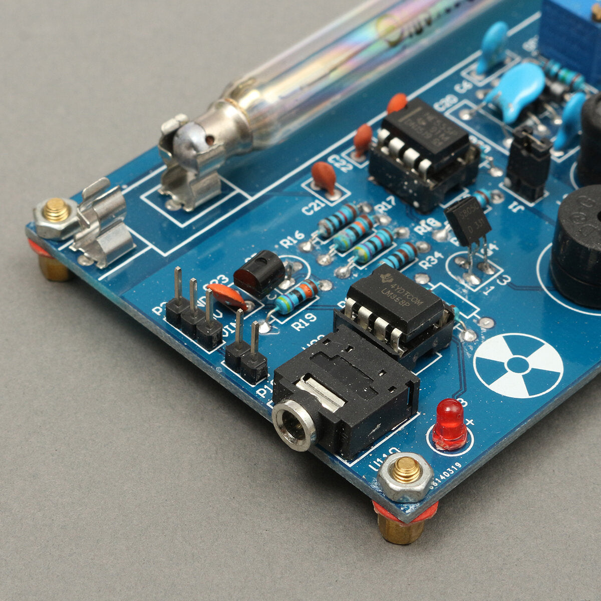 Assembled DIY Geiger Counter Kit Module Miller Tube GM Tube Nuclear Radiation Detector for Arduino