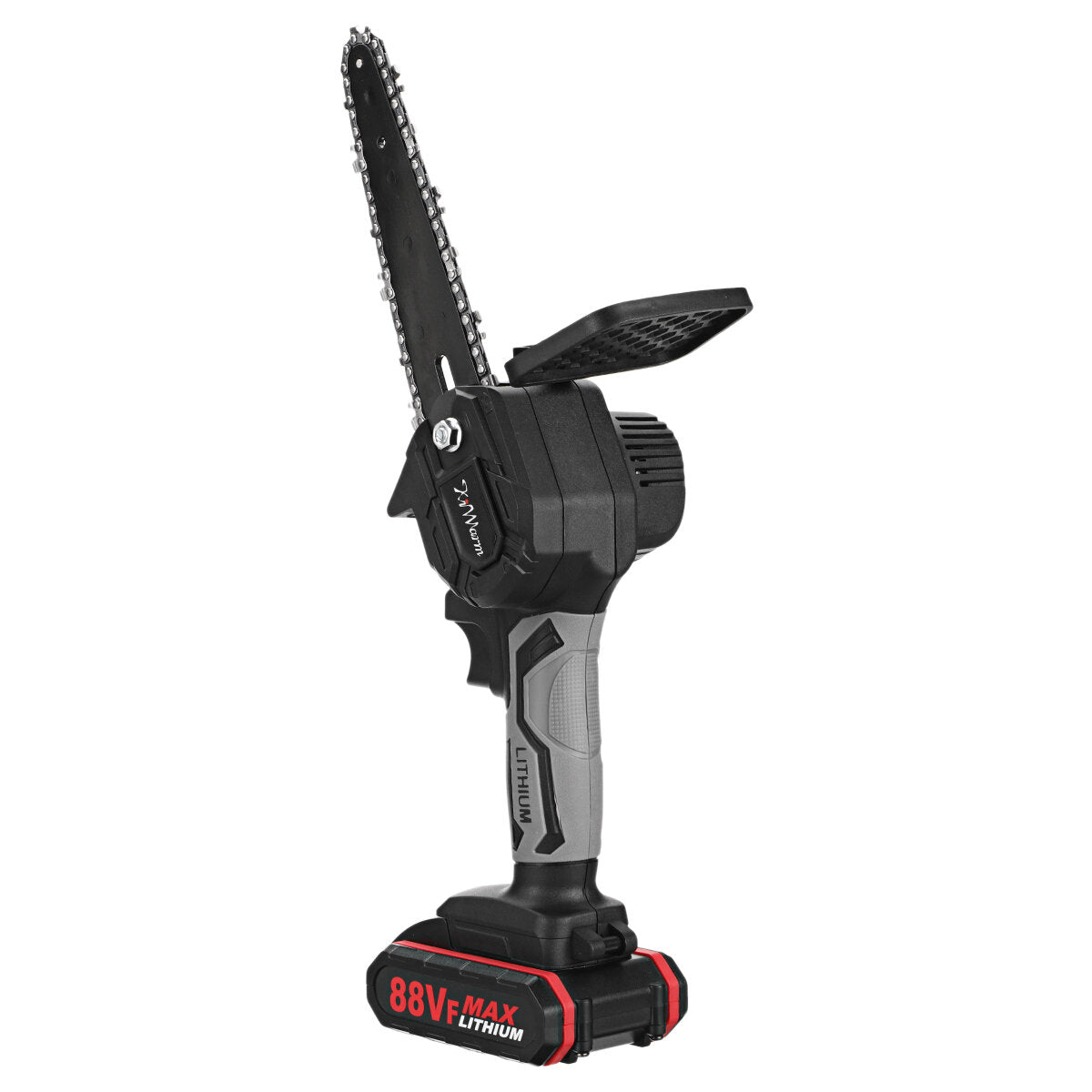 6" Portable Electric Pruning Saw Rechargeable Small Woodworking Electric Chain W/ 1/2 Battery