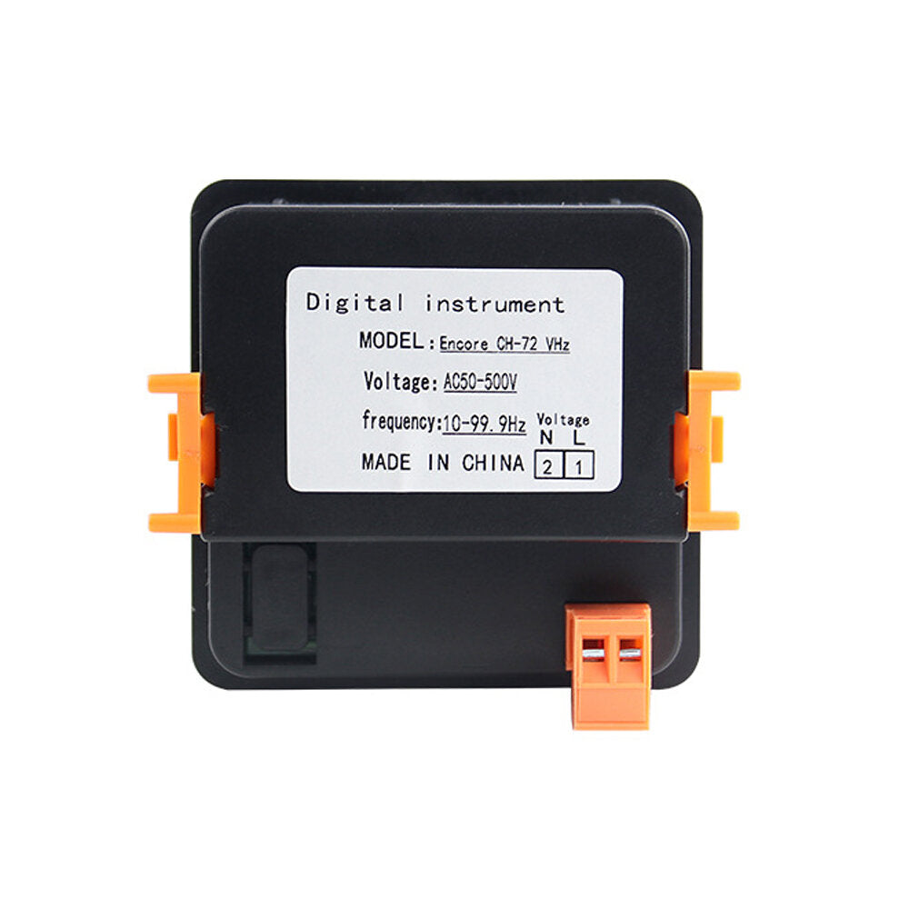 Digital AC Voltage Power Frequency Combination Meter Voltage Measuring Instrument Embedded 50-500V 10.0-99.9hz