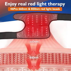 Heating Knee Brace with USB Charging, 6 Heat Levels, 4 Timer Settings, Includes 2 Straps for Joint Support