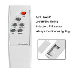 160/320/480/640COB LED Solar Street Light PIR Motion Sensor Outdoor Wall Lamp With Remote Control