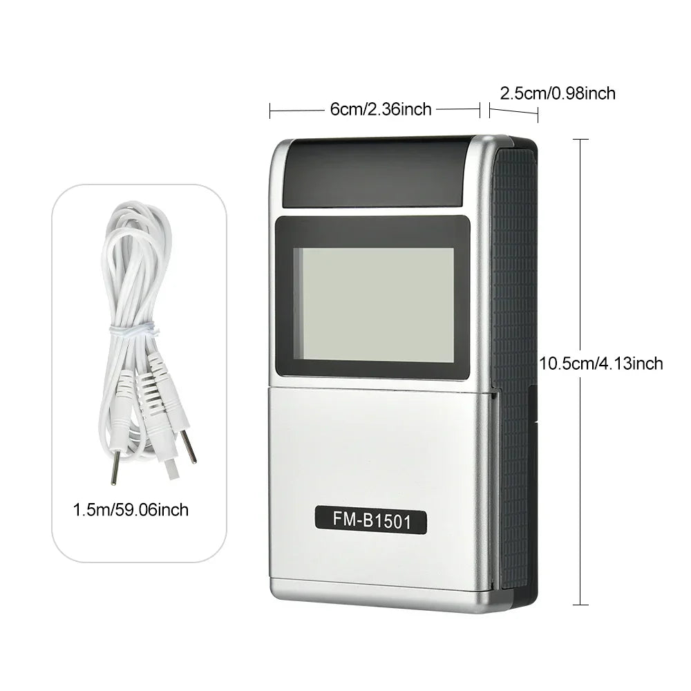 15-Mode Electric Therapy Massager with LCD Display, 4 Outputs, Timer & Intensity Control - Ideal Gift for Pain Relief