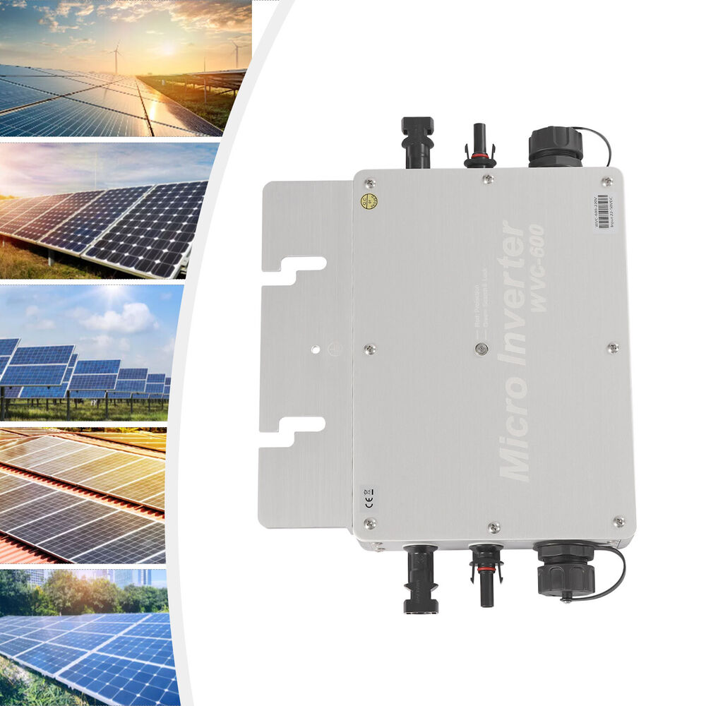 600W MPPT WIFI Solar PV Grid Tie Micro Inverter DC to AC Waterproof IP65