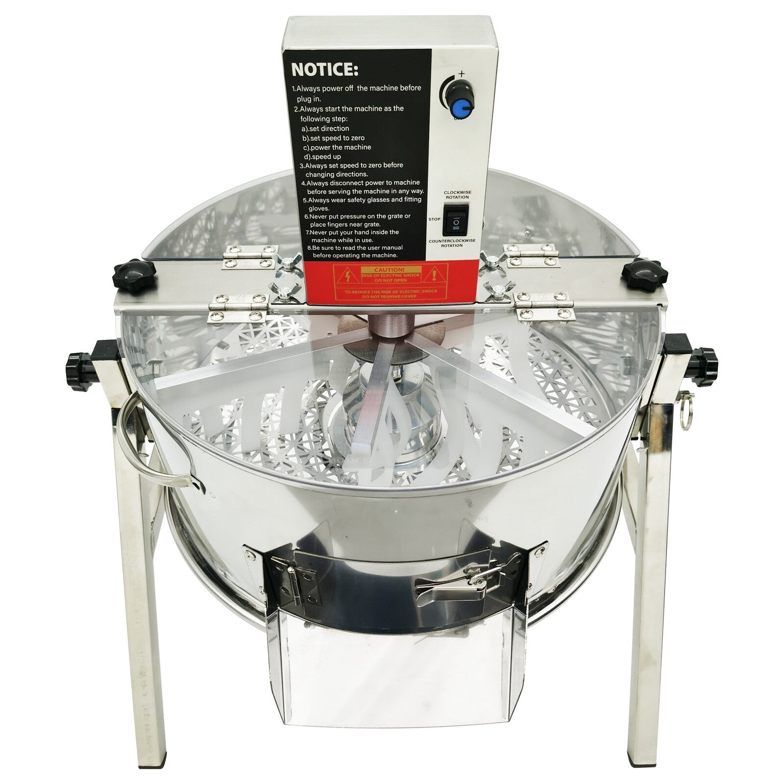 Greenzech 16" Electric & Manual Bud Leaf Trimmer, 52W Stainless Steel Bowl Trimmer for Hydroponics, Herbs & Flowers