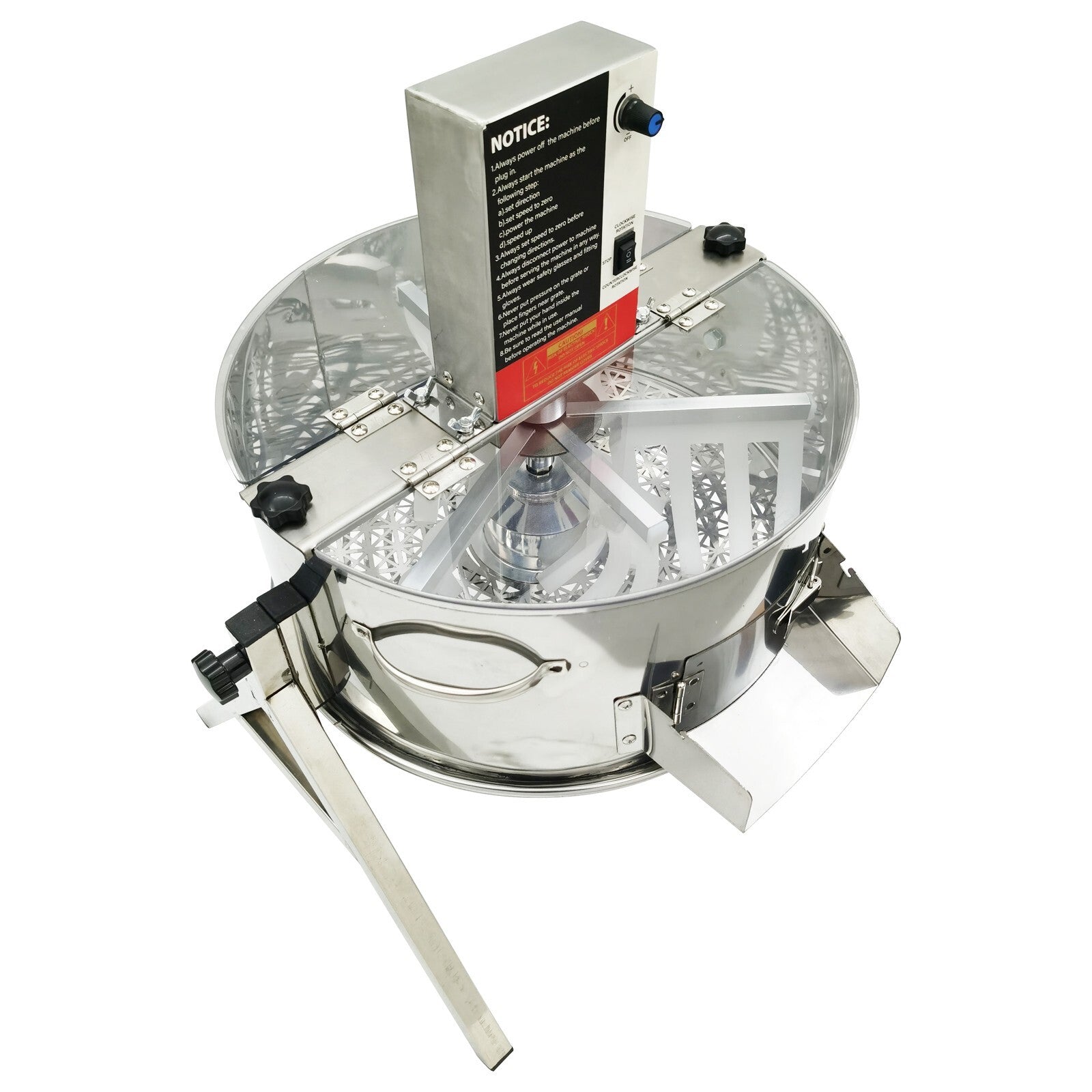 Greenzech 16" Electric & Manual Bud Leaf Trimmer, 52W Stainless Steel Bowl Trimmer for Hydroponics, Herbs & Flowers