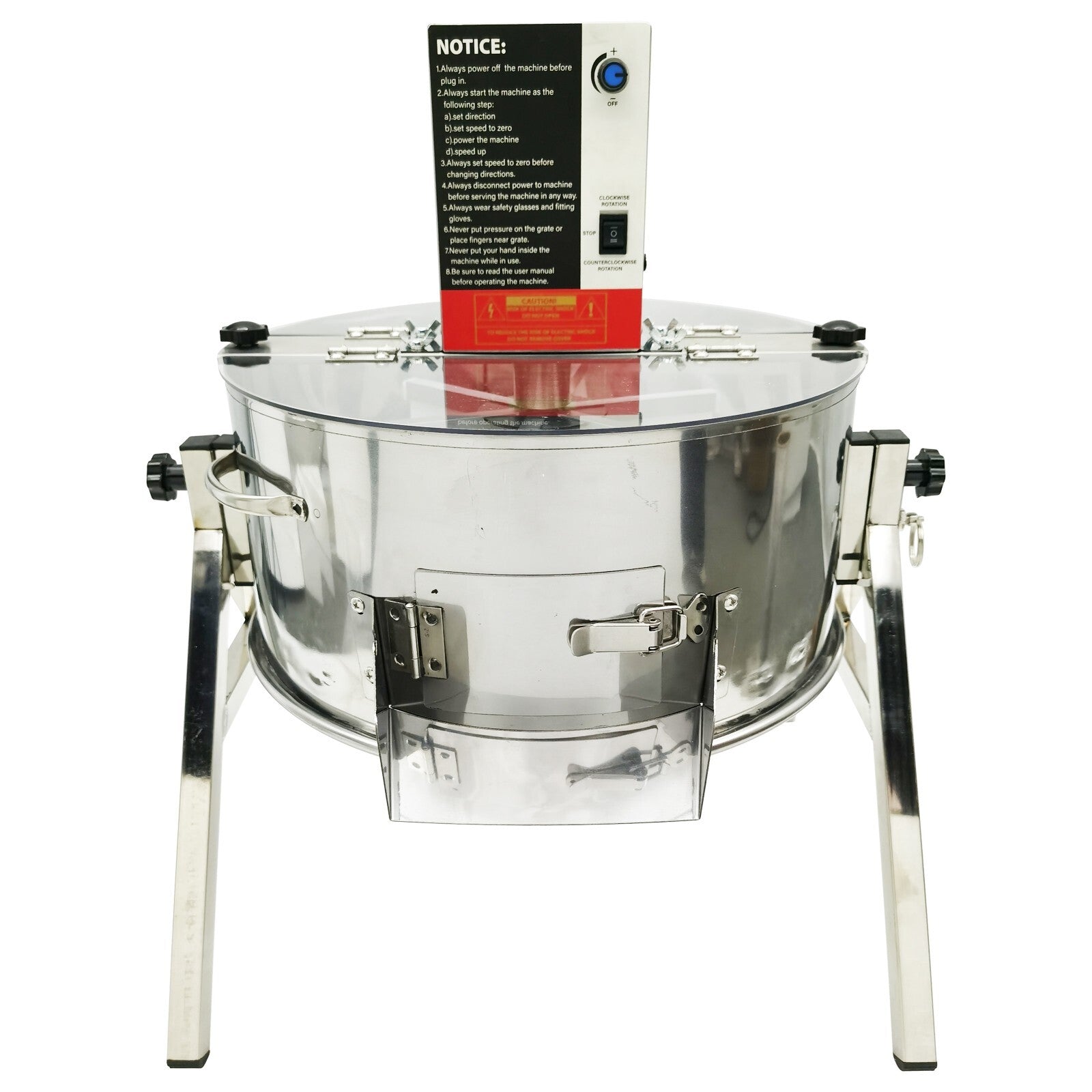 Greenzech 16" Electric & Manual Bud Leaf Trimmer, 52W Stainless Steel Bowl Trimmer for Hydroponics, Herbs & Flowers