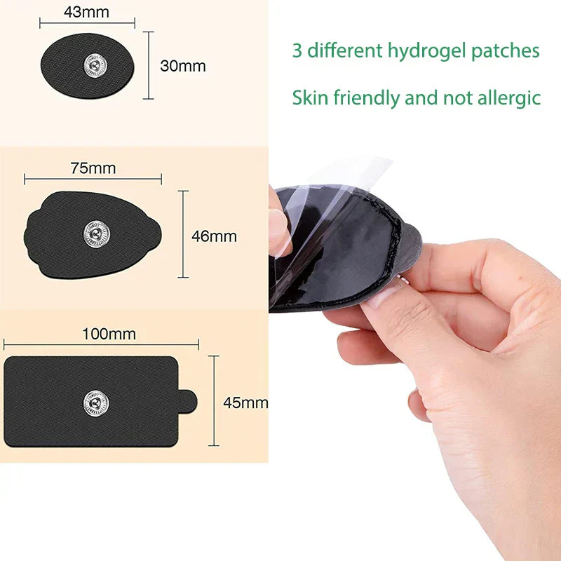 Dual Channel TENS EMS Unit - 36 Modes Muscle Stimulator for Pain Relief, 10 Pads, Portable with Storage Bag