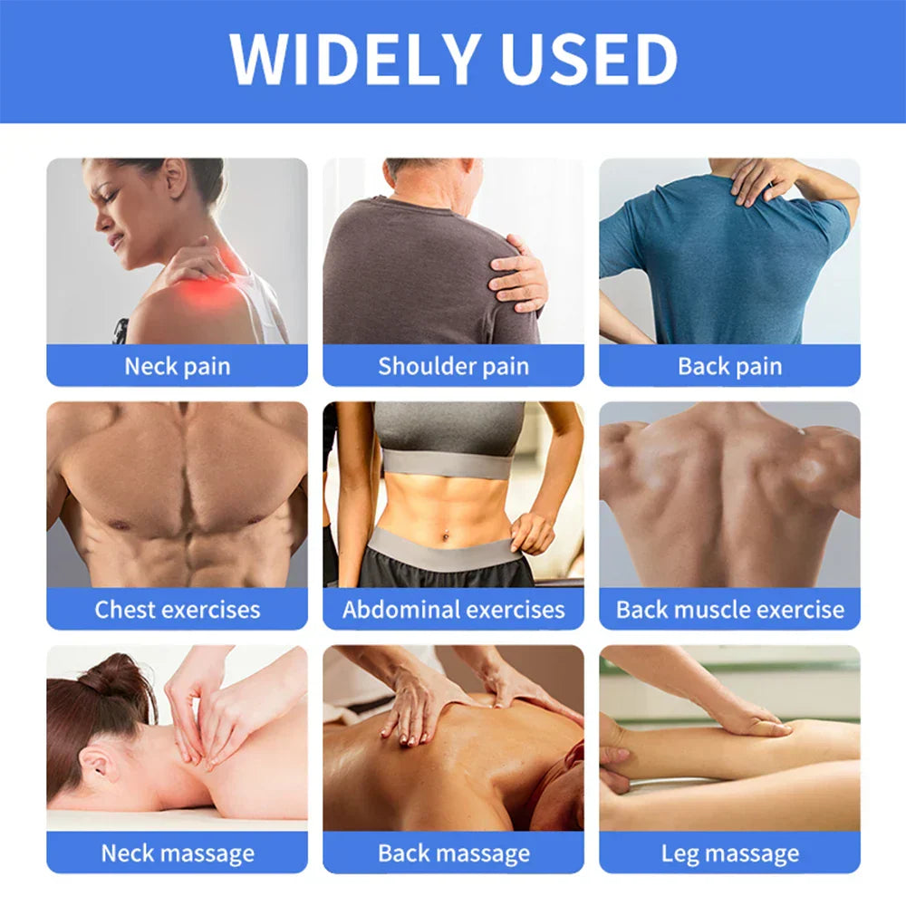 25-Mode TENS EMS Muscle Stimulator for Pain Relief & Body Massage - Digital Therapy Machine with Adjustable Intensity