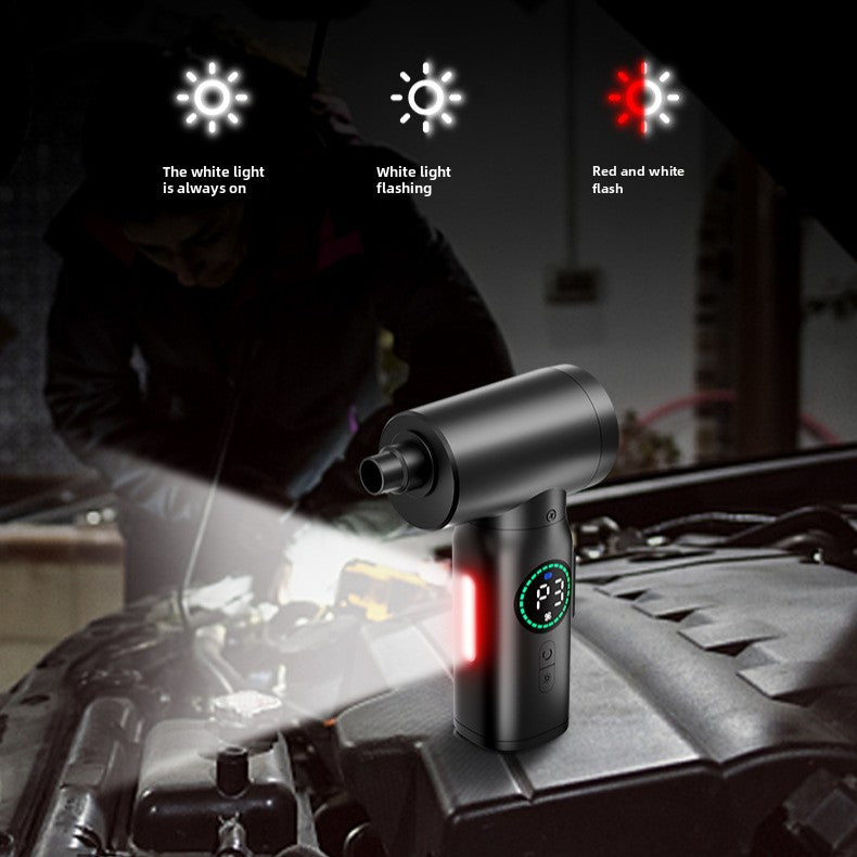 2-in-1 6000mAh Cordless Air Duster & Vacuum - Digital Display, for Keyboard/Computer/Car Cleaning
