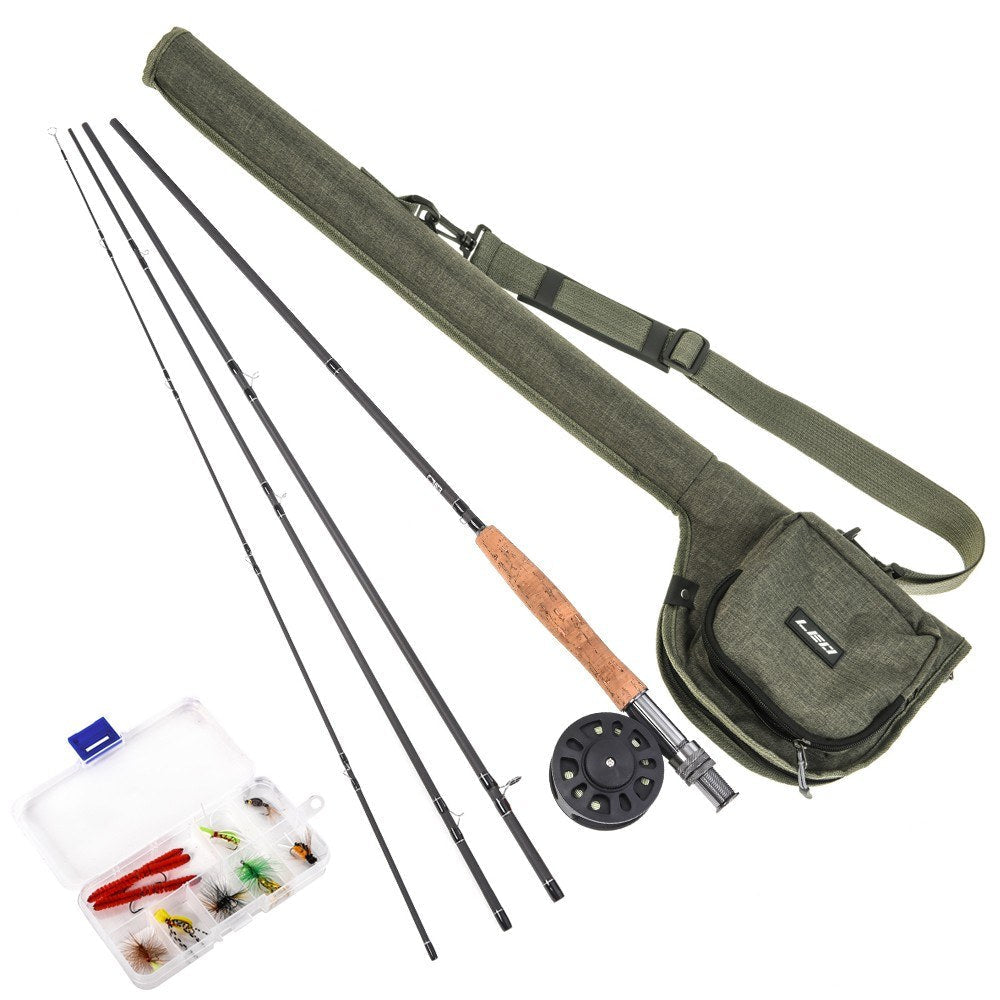 Fly Fishing Rod Gear Bag - Fly Fishing Rod Case Water-resistant Canvas Fishing Rod Tube Case