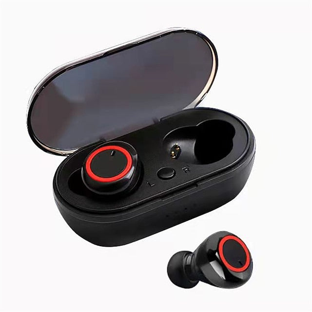 Mini TWS Wireless Bluetooth Earphones Sweatproof Sport Headset Noise Cancellation Audio Stereo In Ear with Mic for iphone Android