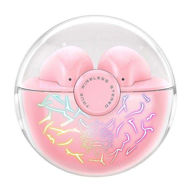 Wireless Earbuds HiFi Stereo In-Ear Headphone With RGB Light Sport Headset For Android IOS