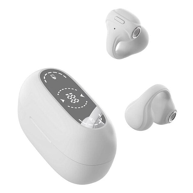 BT5.3 TWS Bluetooth EarphonesPainless Wear Ear Hanging Wireless EarbudsSports Earphone with Charger Box