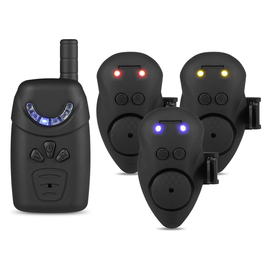 Fishing Bait Alarm Kit Portable & Luminous Digital Alert Set for Enhanced Fishing - Never Miss a Bite