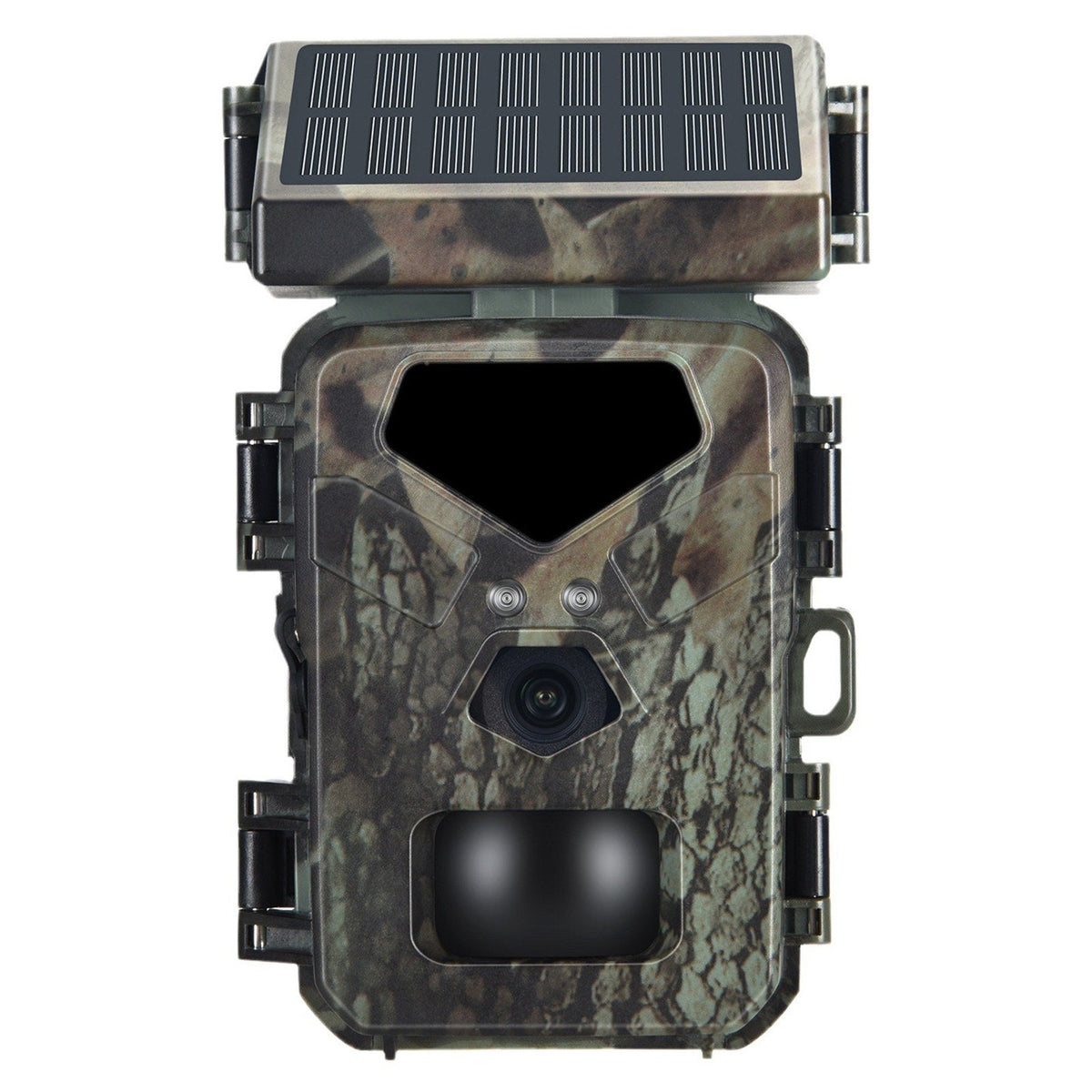 Solar Powered 20MP/1080P IP65 Hunting Camera 0.45s Trigger Speed 2 Infrared LED Night Vision Motion Activated Trail Camera 60° Detection Range