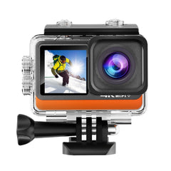 Pro 4K HD 24MP Waterproof Action Camera - Anti-Shake, Dual/Touch Screen, 170° Wide, Live Stream