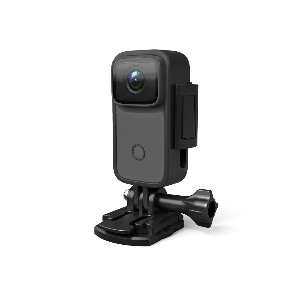 Covert 4K Mini WiFi Action Cam - 1.28" IPS, 5M Body Waterproof, 6-Axis Anti-Shake, Night Vision