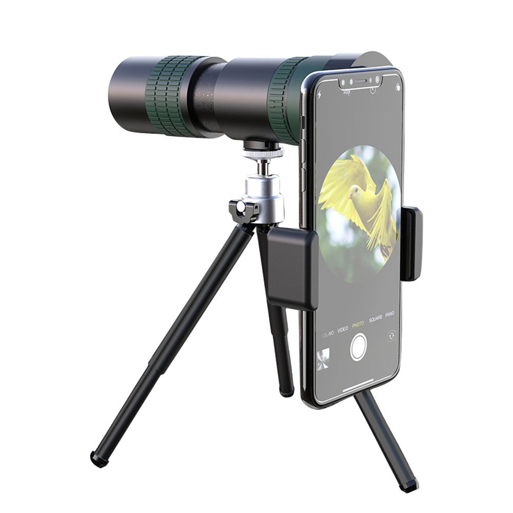 Monocular Telescope 8X-24X Zoom BAK4 Prism FMC Lens with Smartphone Holder Tripod Storage Bag