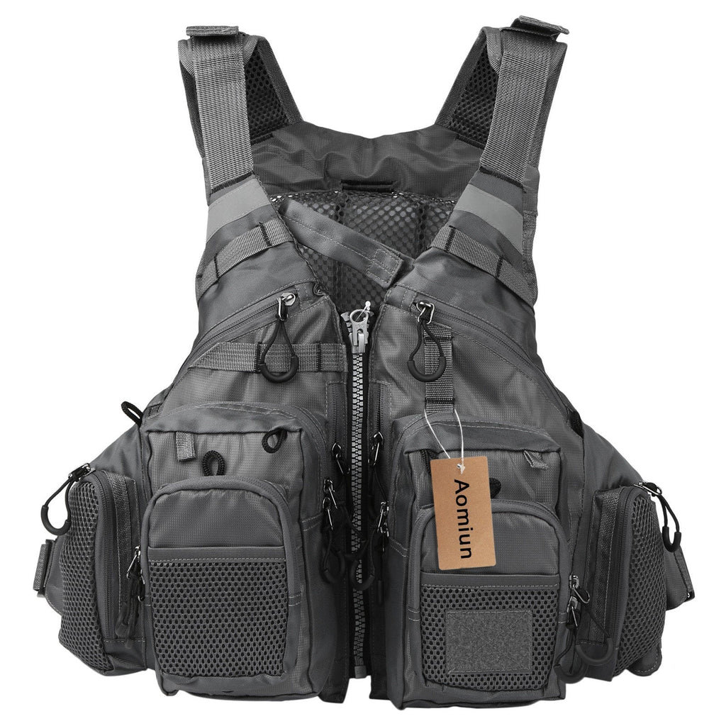 Outdoor Padded Fishing Life Vest 209lb Bearing, Breathable, Safety Jacket, Floatation Device - Your Fishing Safety Essential