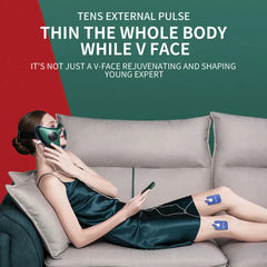 TEMS Microcurrent Face-Lifting Device - Stimulates Collagen, Reduces Fine Lines, Enhances Skin Vitality, 12 Gears, 5 Modes
