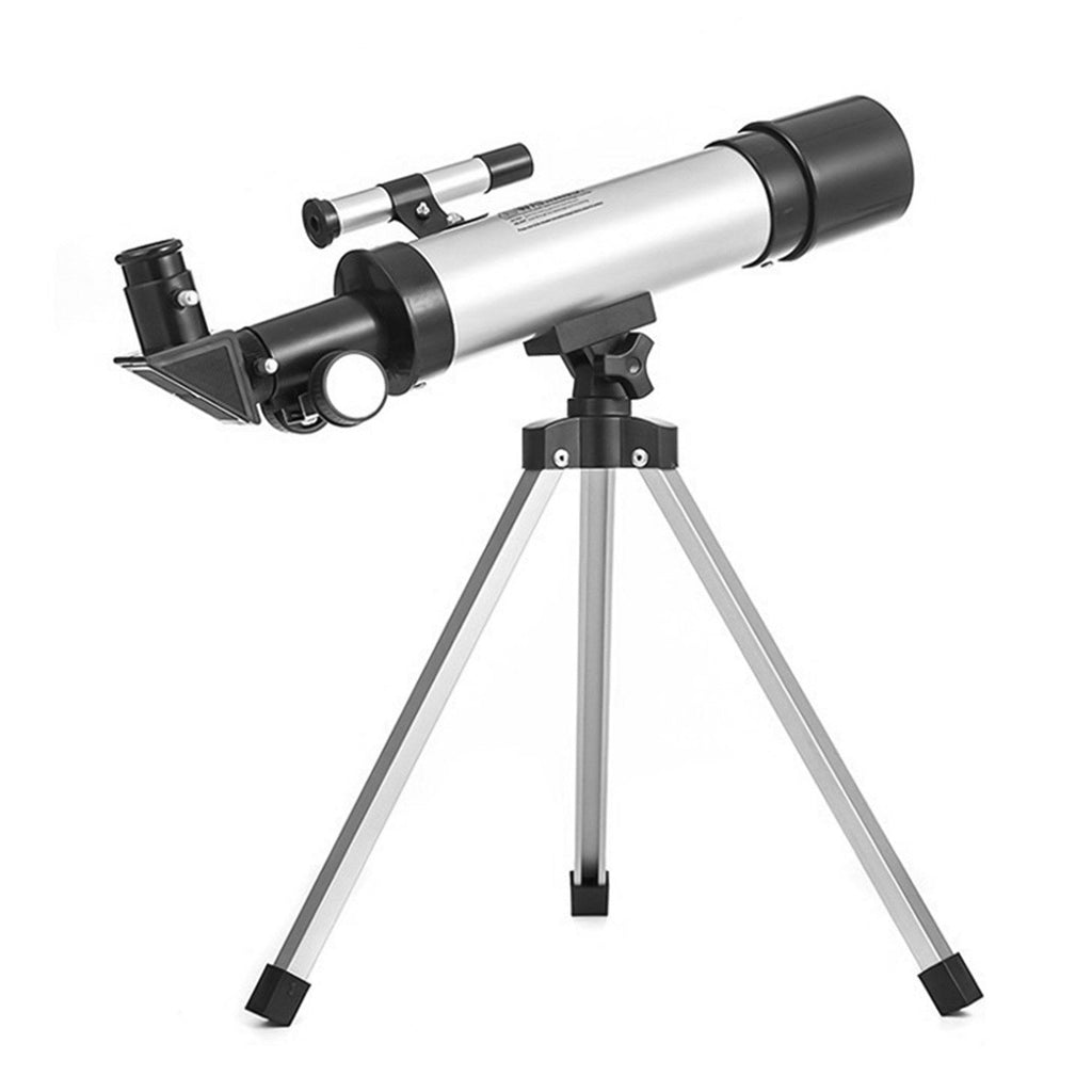 Astronomical Telescope Compact Portable Telescope of 90X Magnification - with Finder Scope Adjustable Tripod for Kids Beginners