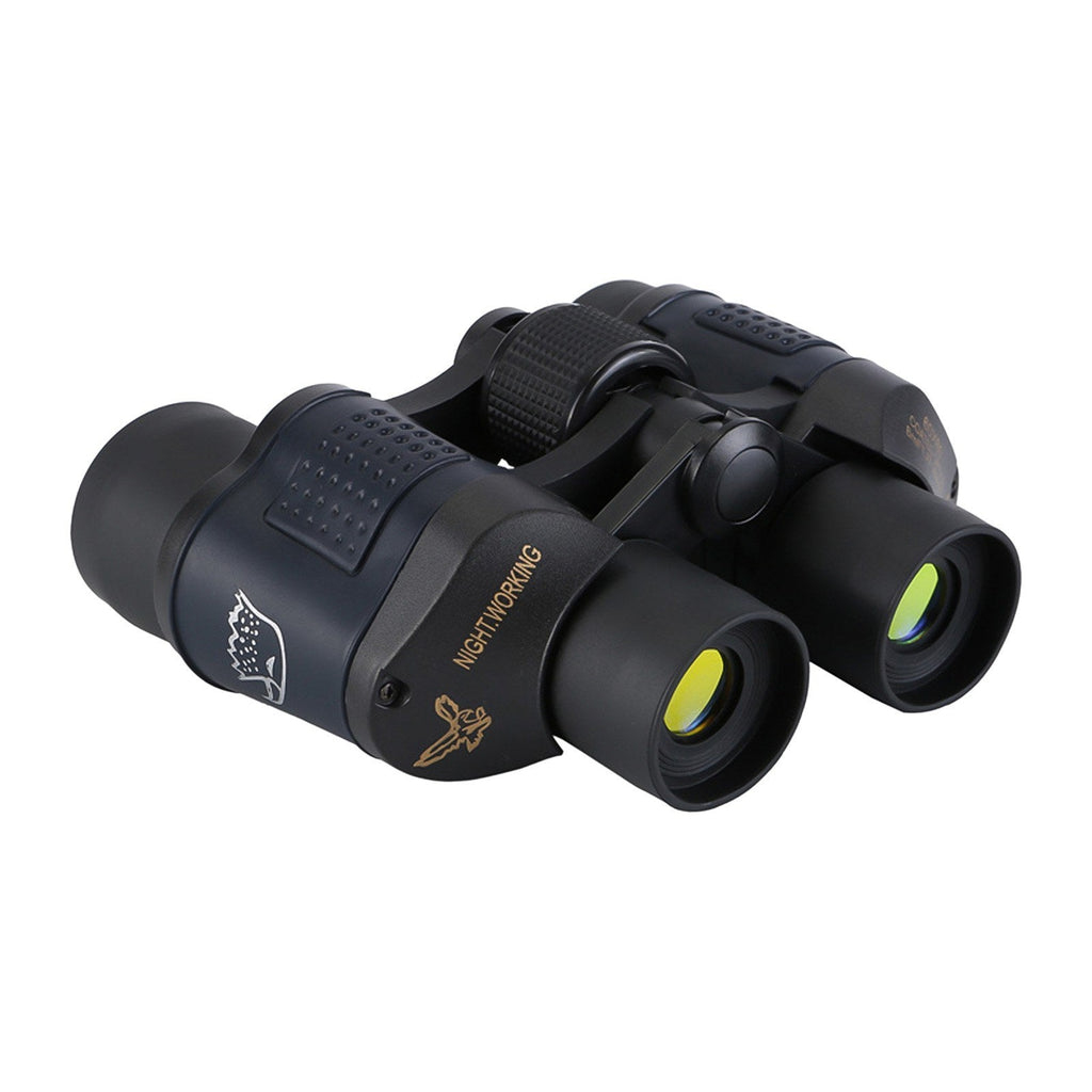 60x60 Binoculars Compact Waterproof Binocular Telescope - with Low Light Night Vision Carrying Bag Lanyard Cleaning Cloth for Concert Sports Events Wildlife Bird Watching