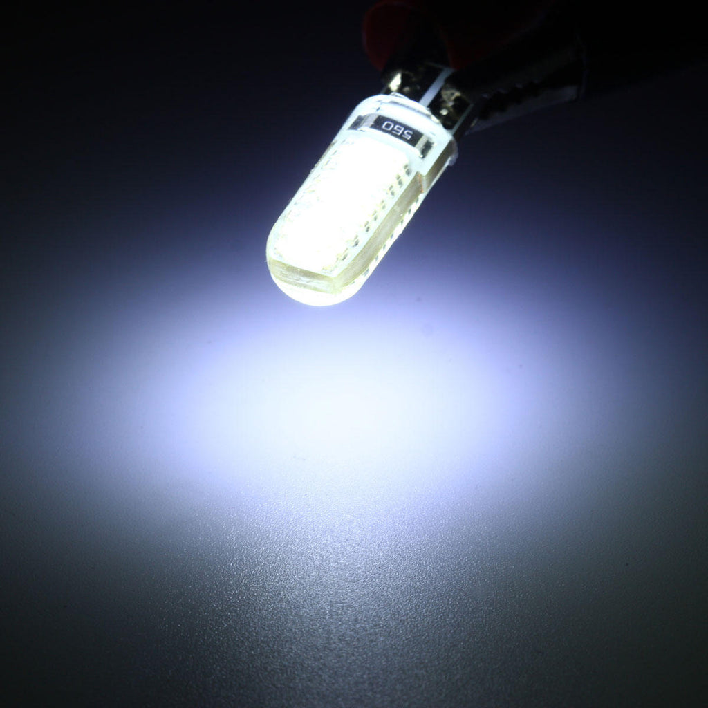 T10 194 501 W5W Silicone LED Side License Plate Light Wedge Lamp