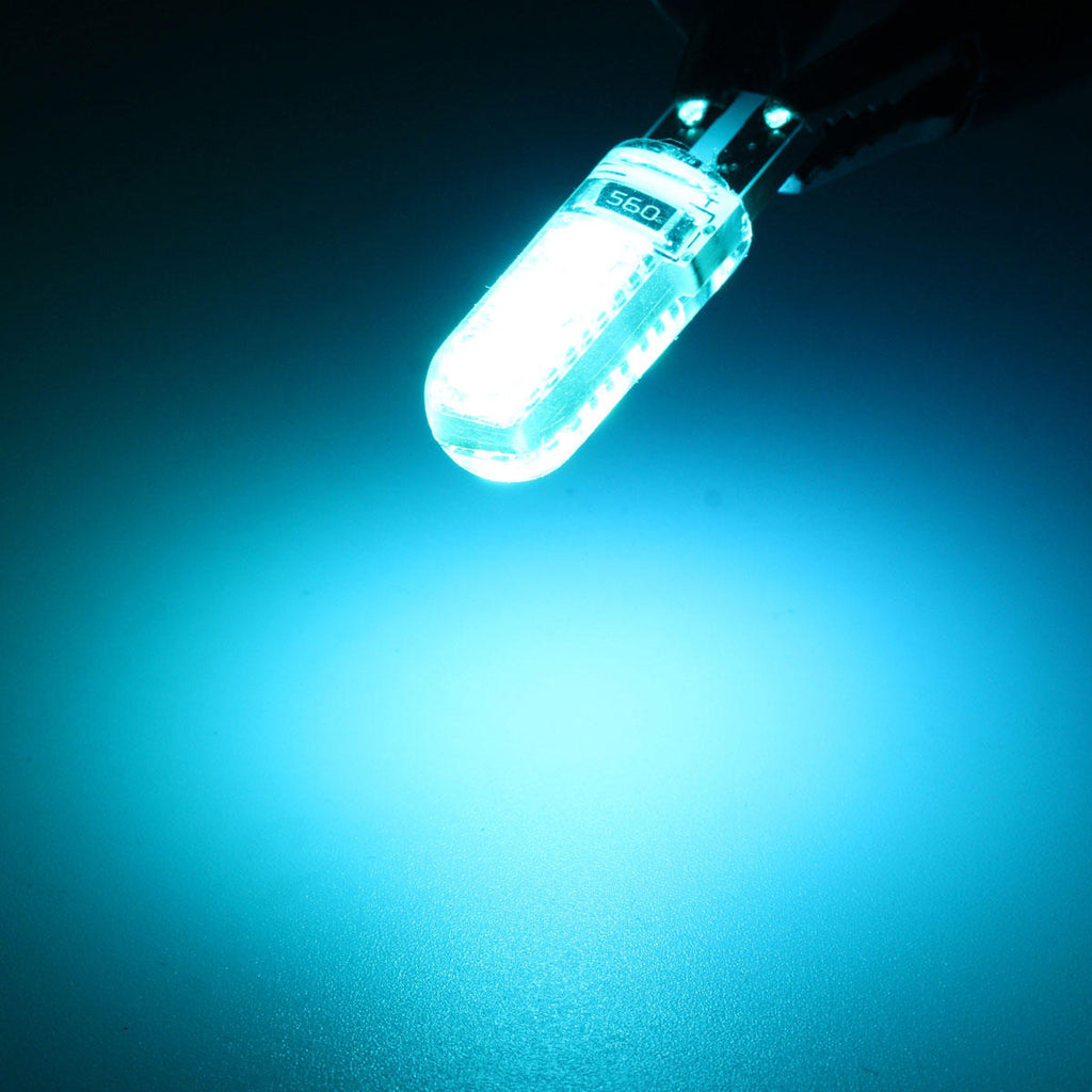 T10 194 501 W5W Silicone LED Side License Plate Light Wedge Lamp