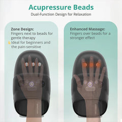 Wireless Electric Hand Massager with Air Compression, Heat Therapy, and Customizable Modes for Muscle Relaxation