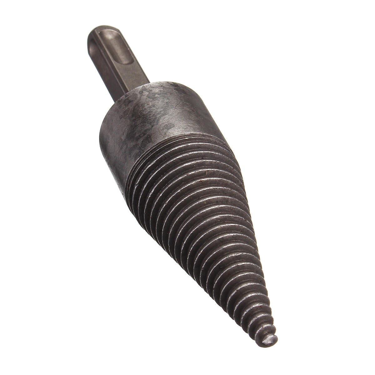 Hex Shank/Square Handle Firewood Splitting Drill Bit Wood Cone Drilling Tool Kit