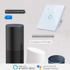 WiFi Wireless 1Gang 2 Way Smart Wall Touch Switch AC 100V/220V Wireless Wall Light Switch EU/UK Standard Smart Home