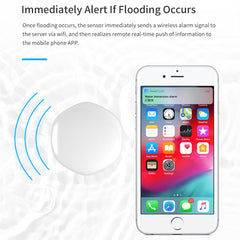 Wifi Smart Water Sensor Wireless Detector APP Real-time Control Water Leakage Alarm for Smart Home Alarm System