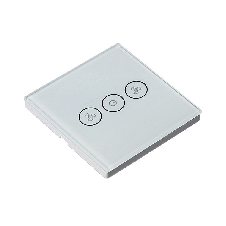 Smart Fan WiFi Switch 86 Type Fan Speed Control Switch Compatible with Amazon Alexa Google Home WF-FS01