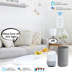 Wireless Touch Switch Mobile Phone Remote Works with Amazon Alexa Google Home WF-WS03