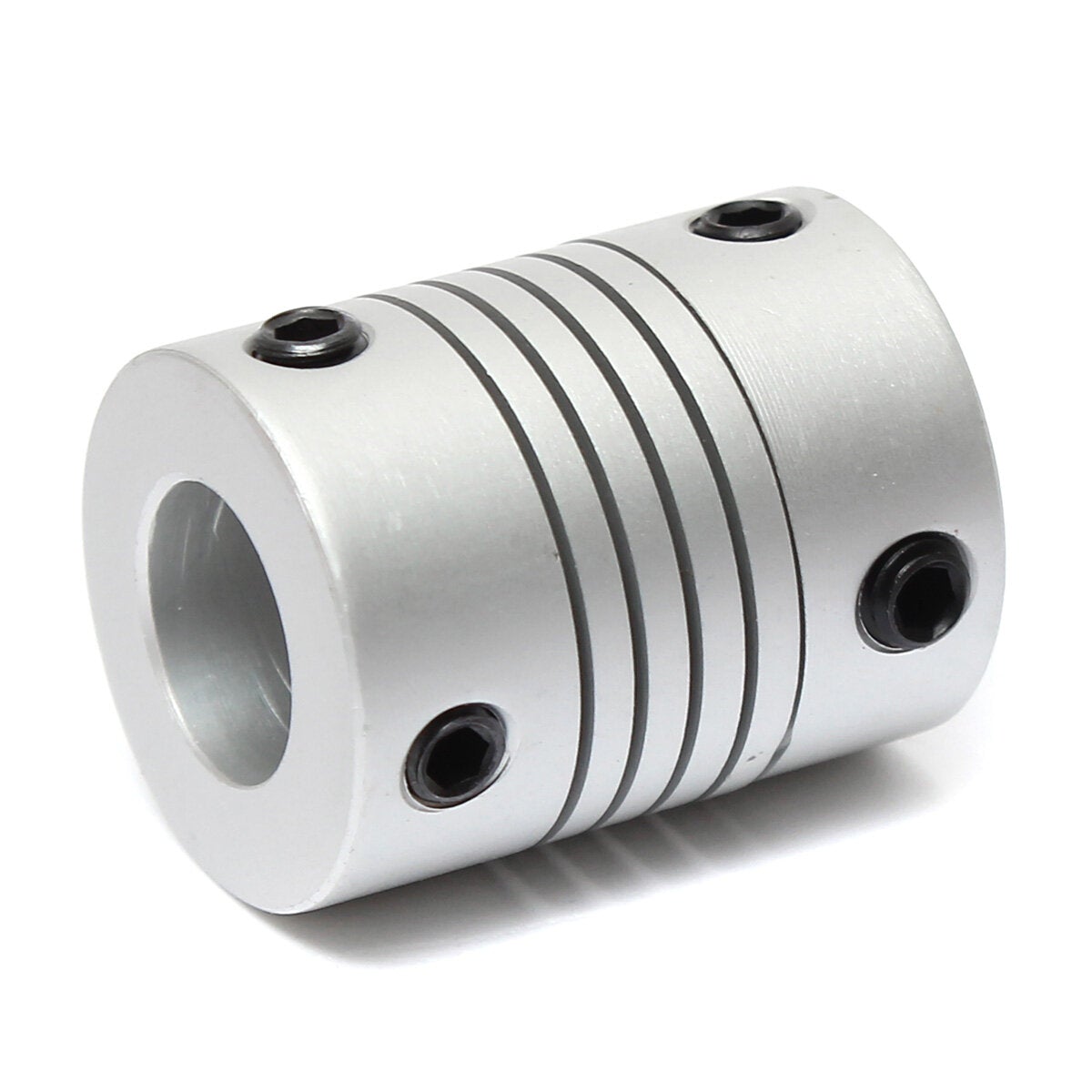 8mm x 10mm Aluminum Flexible Shaft Coupling OD19mm x L25mm CNC Stepper Motor Coupler Connector