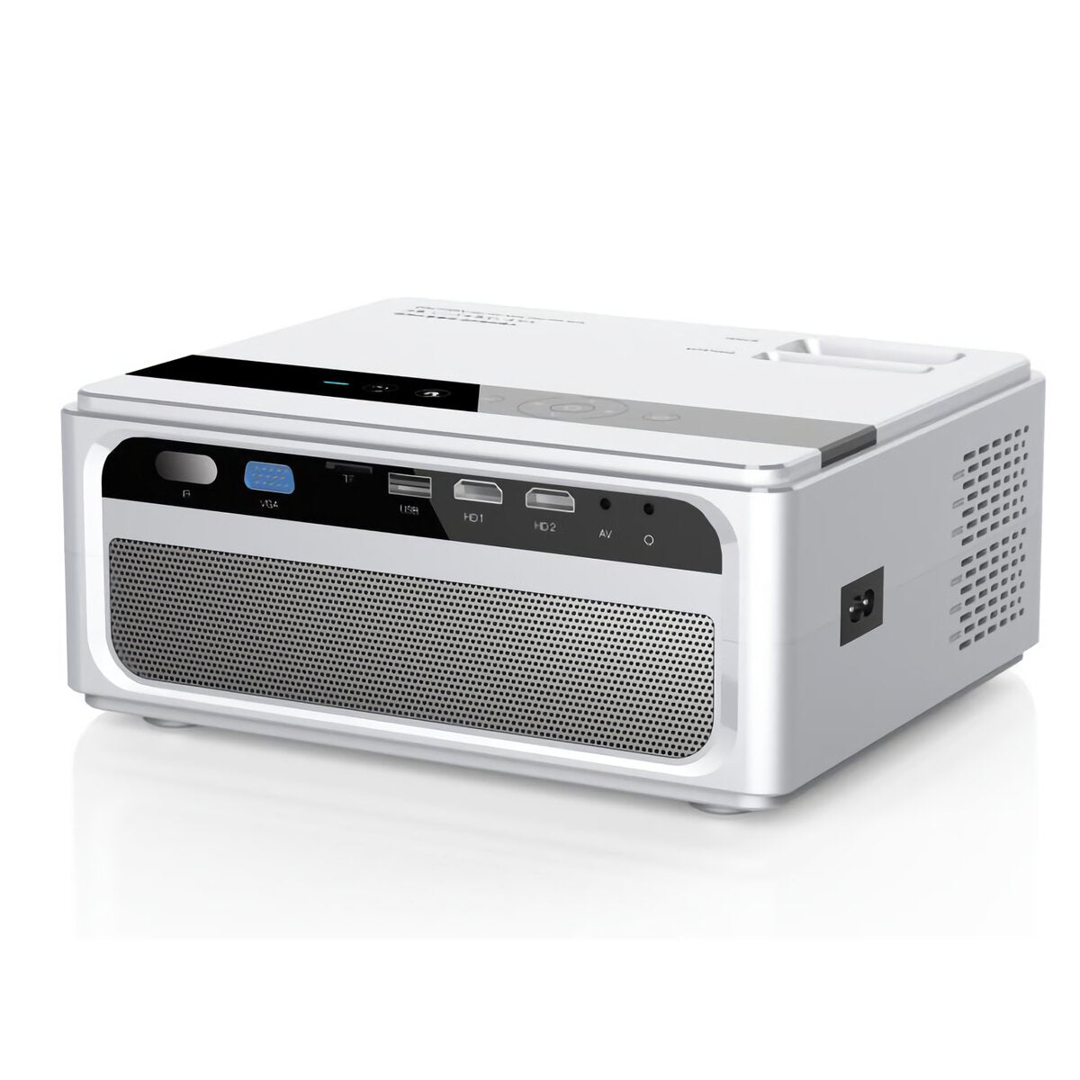 LCD Projector 3800 Lumens Support 1080P Smart LED Projector Home Theater Basic Version