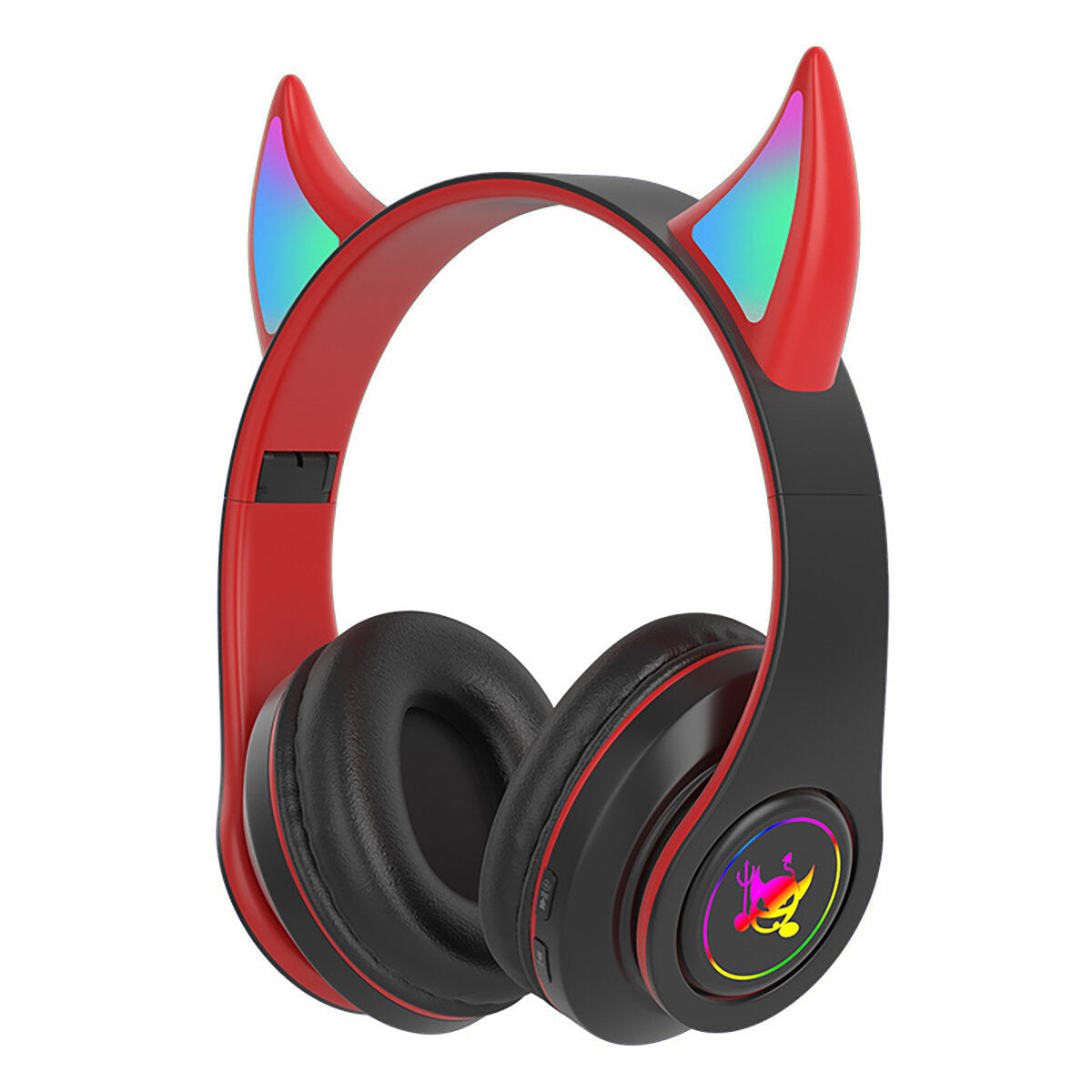 Cat Ear Wireless Gaming Headset Bluetooth 5.0 Headphones LED Light Support TF Card Play