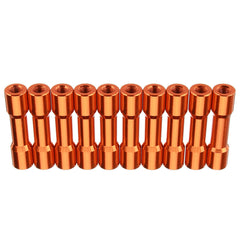 M3AS14 10Pcs M3 30mm Aluminum Alloy Standoff Spacer Round Column MultiColor Smooth Surface