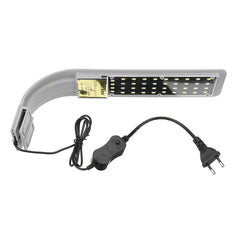 15W LED Aquarium Light Fish Clip-on Lighting Touch Control Tank Grow LED Planting Lamp