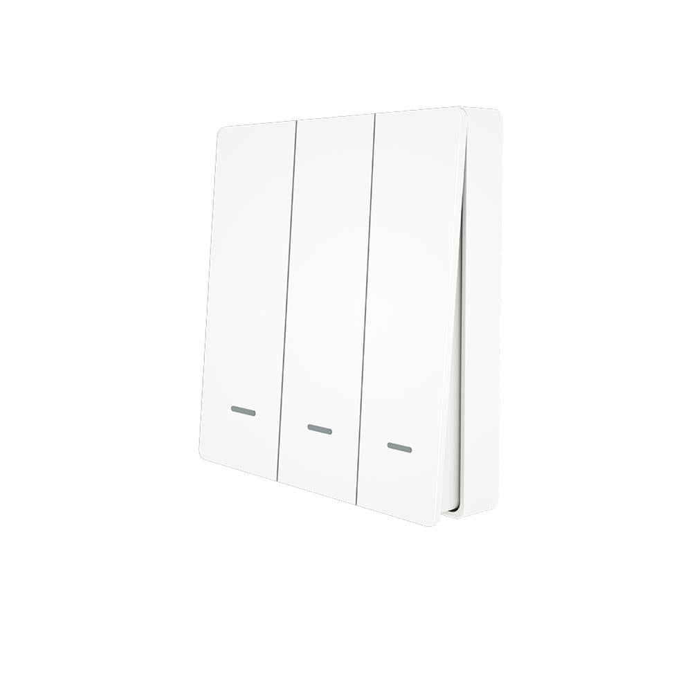 WiFi Smart Push Button Switch RF433 Wall Panel Transmitter Kit Tuya App Remote Control Works with Alexa Google Home