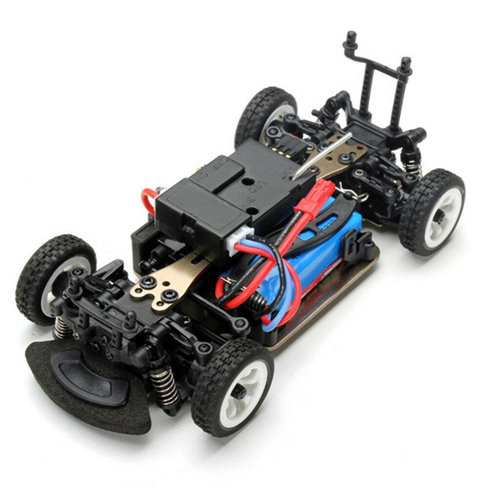 2 Battery 1/28 2.4G 4WD Brushed RC Car Alloy Chassis Vehicles RTR Model