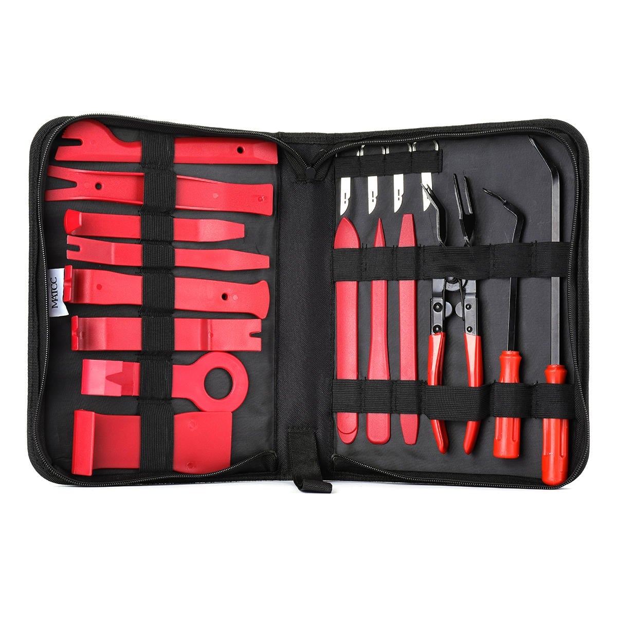 18pcs Car Stereo Panel Removal Tools Kit Nylon for Dash Audio Radio Installer and Repair Pry Tool Kits