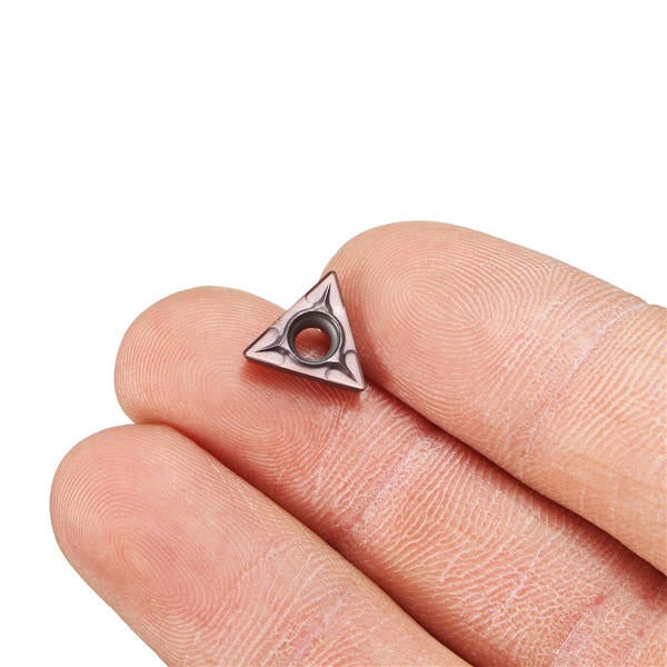 10pcs Triangle Carbide Inserts Lathe Turning Tool Holder Inserts