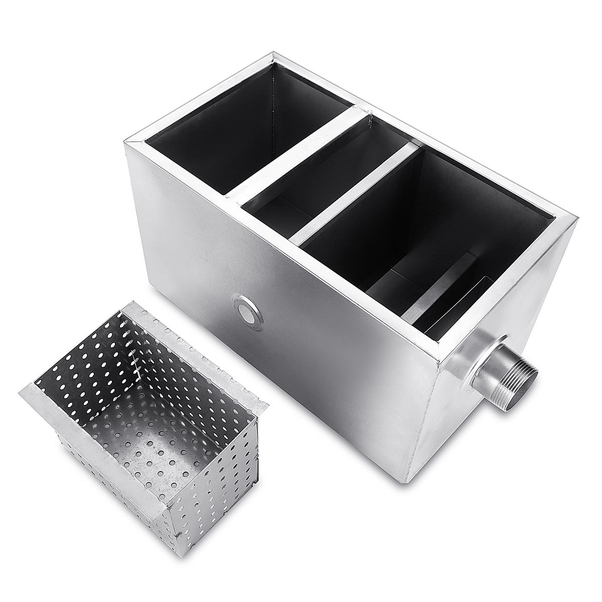 5GPM Gallons Per Minute Grease Trap Stainless Steel Interceptor Thickened