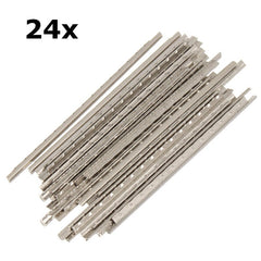 24Pcs Guitar Fret Wire Nickel Silver 60mm Long for Guitar Fretboard Repair